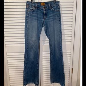 James Low rise boot cut jeans